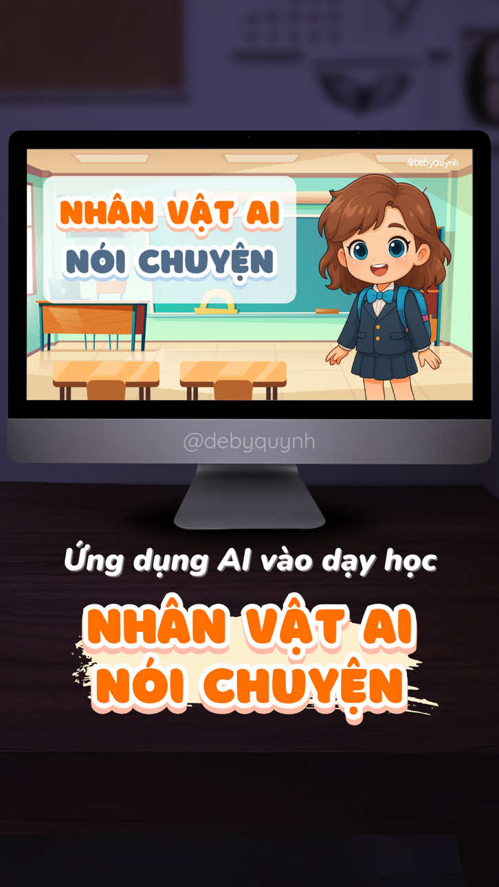 Tạo nhân vật hoạt hình AI biết nói chuyện, chuyển động siêu dễ 🥰 #animation #ai #hoathinh #viral #giaovien #LearnOnTikTok #dayhocsangtao 