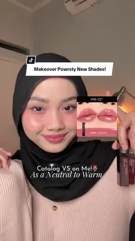 Try on new shades of makeover powerstay glazed ni neutra to warm undertone!