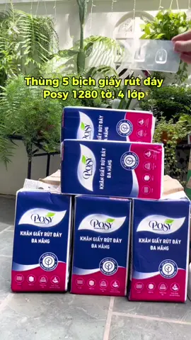 Thùng 5 bịch giấy rút đáy Posy #giayposy #xuhuongtiktok #giayrut 