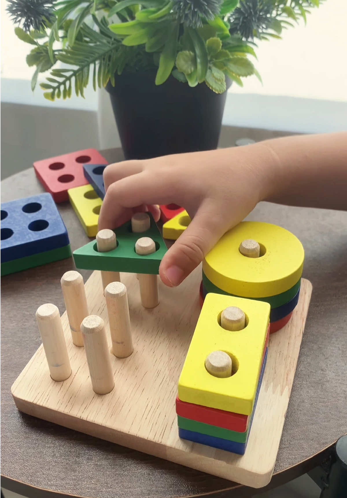 Montessori Wooden Shape Puzzle – Early Learning Toy 🧠 Boosts kids’ logic & motor skills 🎨 Bright colors for visual stimulation 🟢🔵🟥 Different shapes to sort & stack 🌱 Perfect for toddlers aged 2–5 📦 Wooden, non-toxic, safe for kids #MontessoriToys #WoodenPuzzle #EducationalToy #ShapeSorter #ToddlerLearning #PreschoolActivity #STEMtoys #EarlyEducation #MontessoriMalaysia #ShopeeFinds