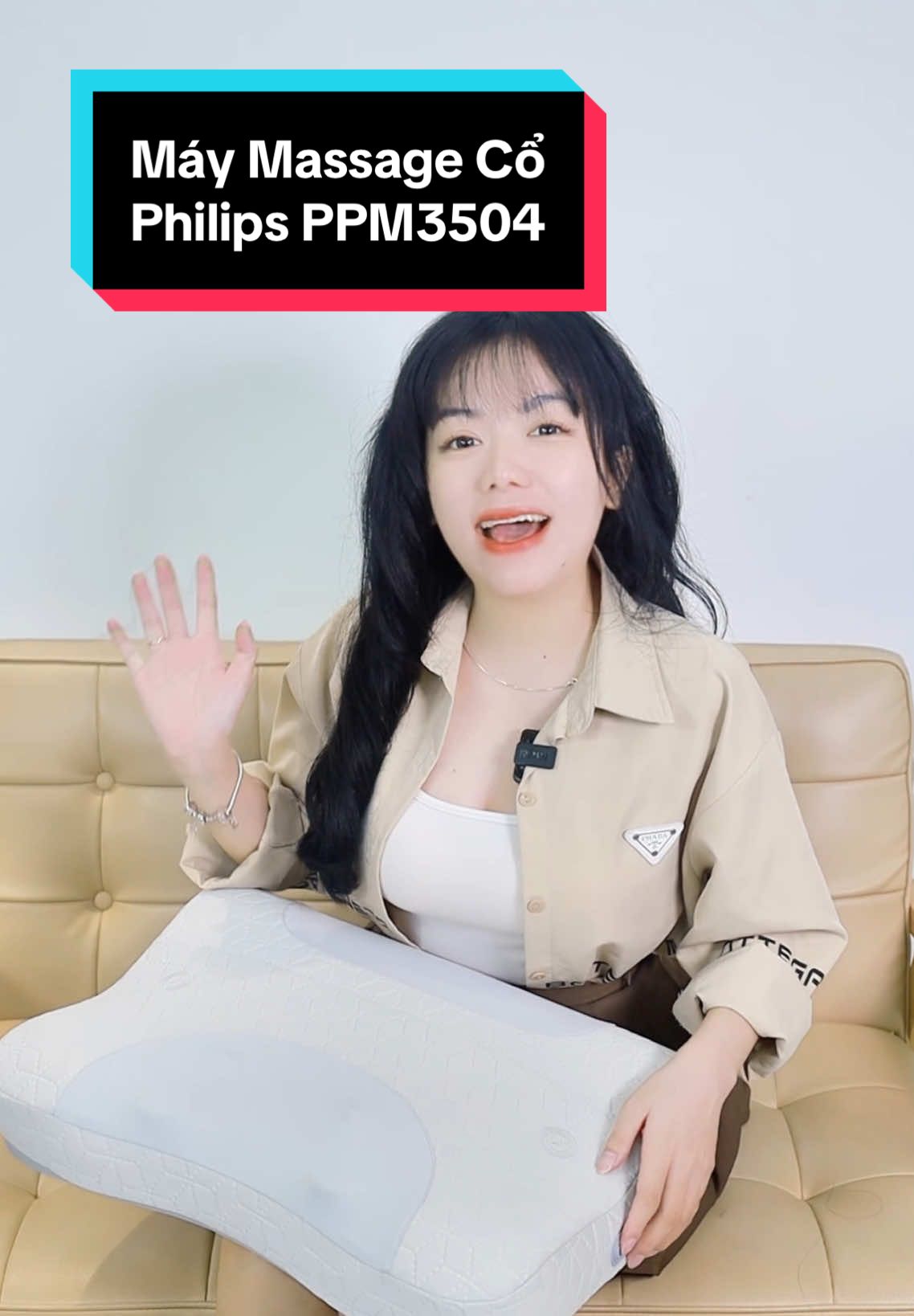 Gối massage cổ có kết nối âm nhạc??? #alluckyreview #philips #massage #maymassagecovaigay #goimassage #goimassagecovaigay 