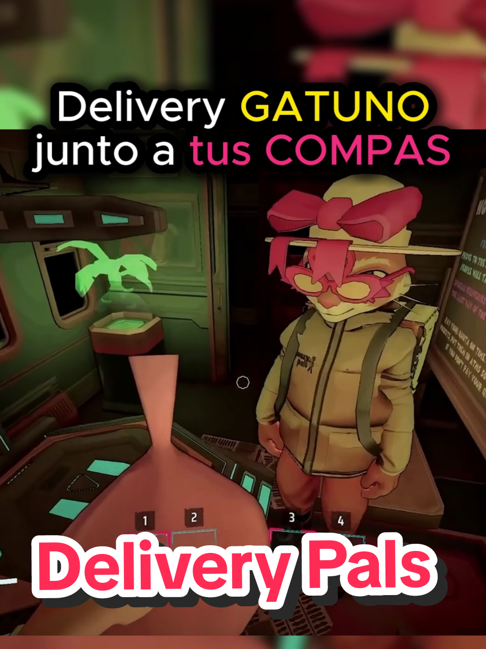 Hasta 7 jugadores repartirán en este Multijugador Cooperativo llamado Delivery Pals #deliverypals #coopgame #multijugador #indiegames 