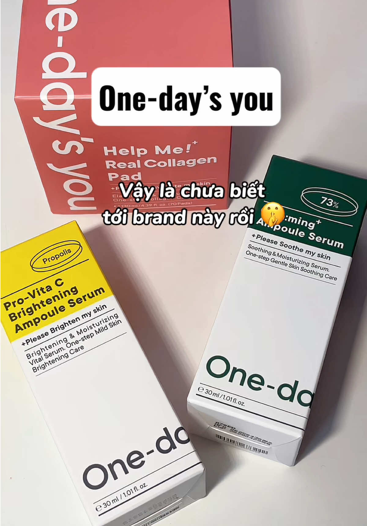 Brand hàn giá hssv đây rùi #serum#serp #tonerpad #kbeauty #skincare #viral #onedayyou @One-day's you Vietnam 
