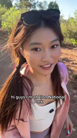 Who’s dry and hot? Zion national park in July.