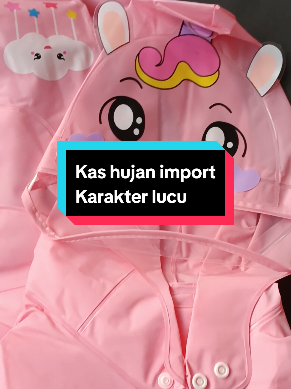 Jas Hujan Terusan Anak Import 🥰🫶 #jashujan #jashujanterusan #jashujananak #jashujanimport 