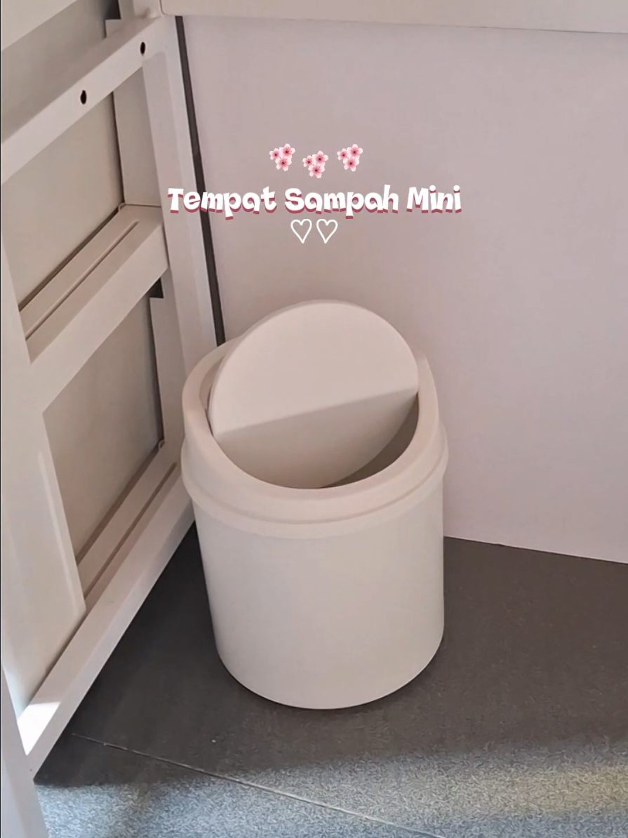 si mini yg bantu banget buat meja tetep rapi 🫶 #tempatsampah #tempatsampahmini #tempatsampahaestetic #tempatsampahmeja