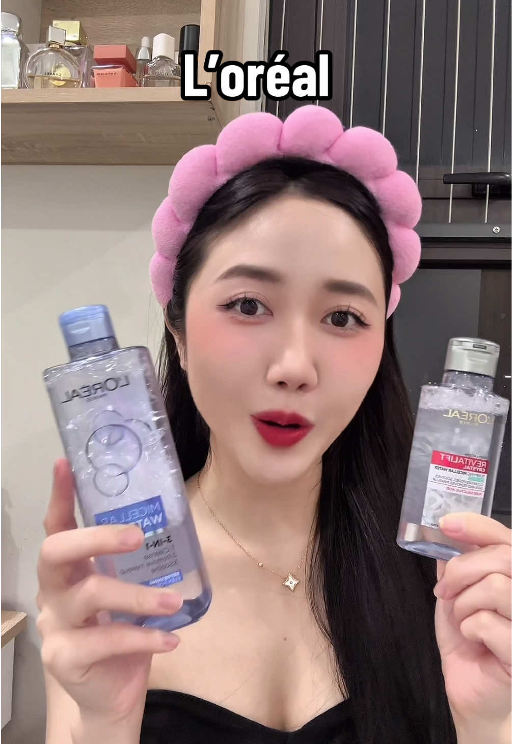 Quên gì chứ không được quên tẩy trang mỗi tối nhenn😚 #nuoctaytrang #taytrangsachsau #loreal #taytrangquocdan #taytrang 