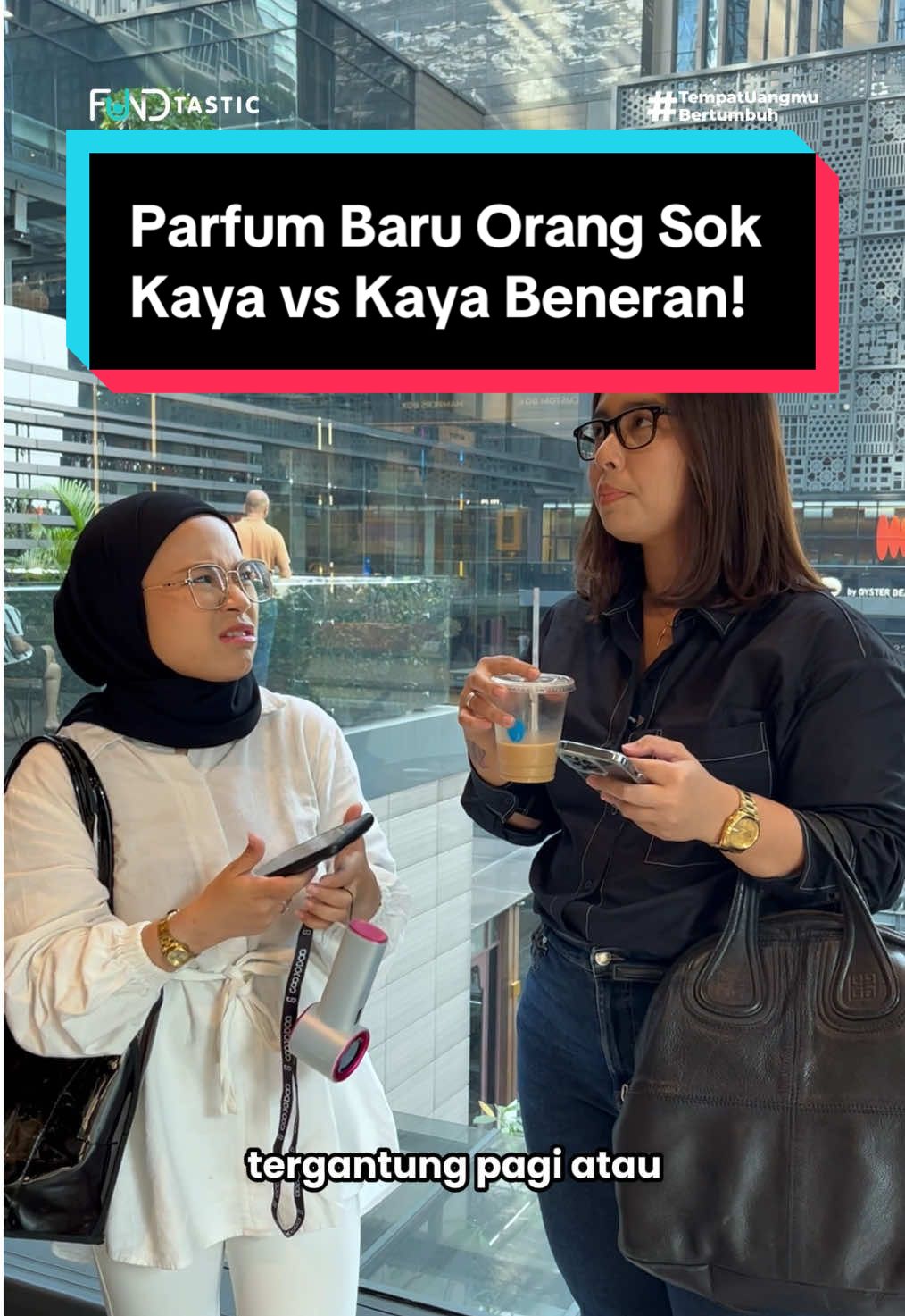 Pake parfum baru pengen kecium banget yaaa🤣🤭 Jangan lupa kalo nabung & inves Reksa Dana di FUNDtastic biar duitnya bertumbuh guysss💰 Download aplikasinya & free konsul klik link di bio ya! *Karakter dalam adegan ini hanya berperan dalam rangka edukasi, tanpa bermaksud memihak/menyinggung pihak manapun* #TempatUangmuBertumbuh