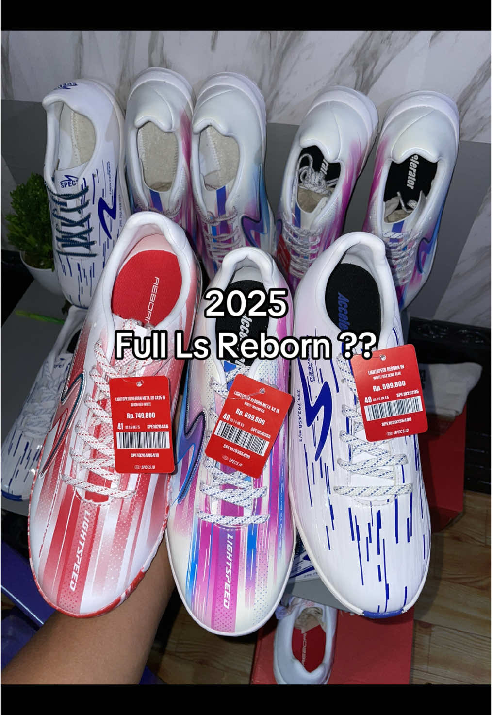 Iyaa ga sii ? Tahun ini paling banyak rilis ls reborn 🔥  #specs #specsindonesia #lsreborn #lightspeedreborn #specslightspeed #rebornmetaxr #lsrebornmetaxr #lightspeedrebornmetaxr #storyfutsal #futsalindonesia #trend #storyfutsal #mdlsportid 