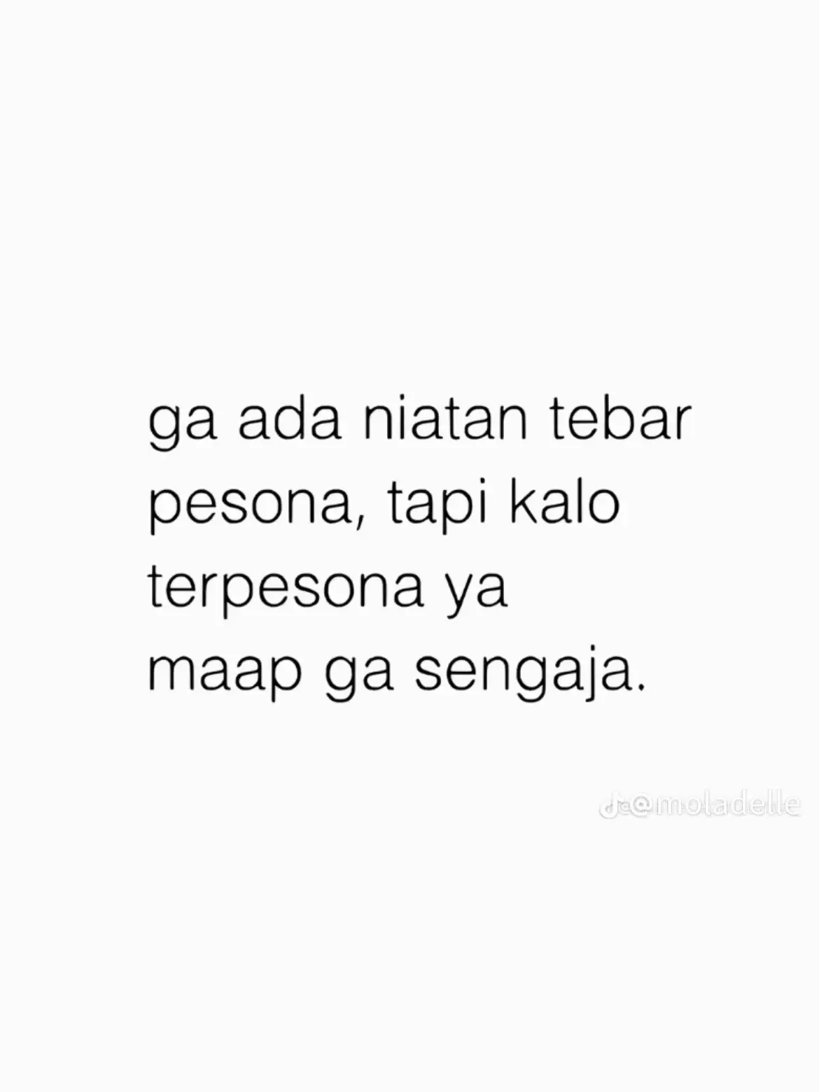 Ga sengaja, mohon maaf☺️