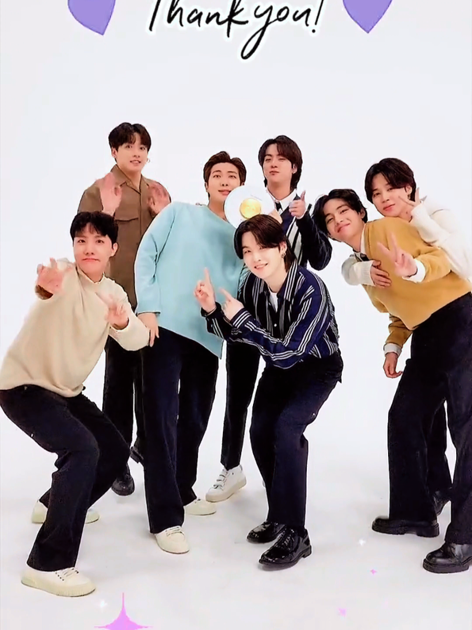 Посвящается BTS. The song is dedicated to BTS - 