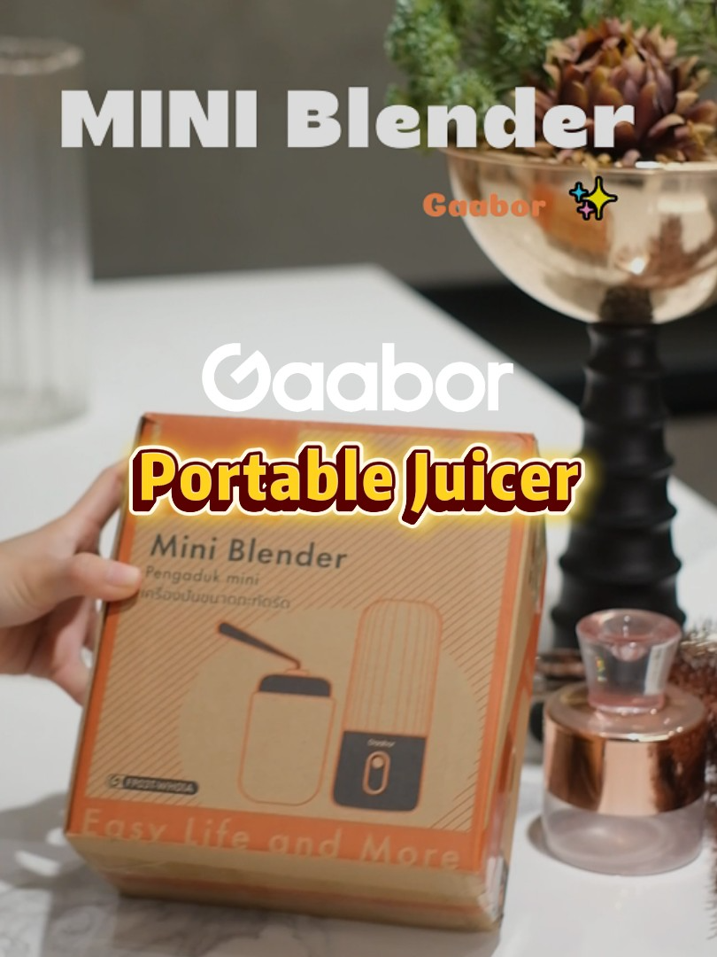 Nak bawa jus ke OFFICE? Inilah BEST!!! #gaabormy #gaabormalaysia #foryoupag #tiktokshop #tiktoktech #discount #fypage #trending #viraltiktok #foyou #tiktokmakemebuyit #dailyuse #homegoods #practical #barangdapurmurah #senangguna #baranganpraktikal #juicer #juice #blender #minijuicer