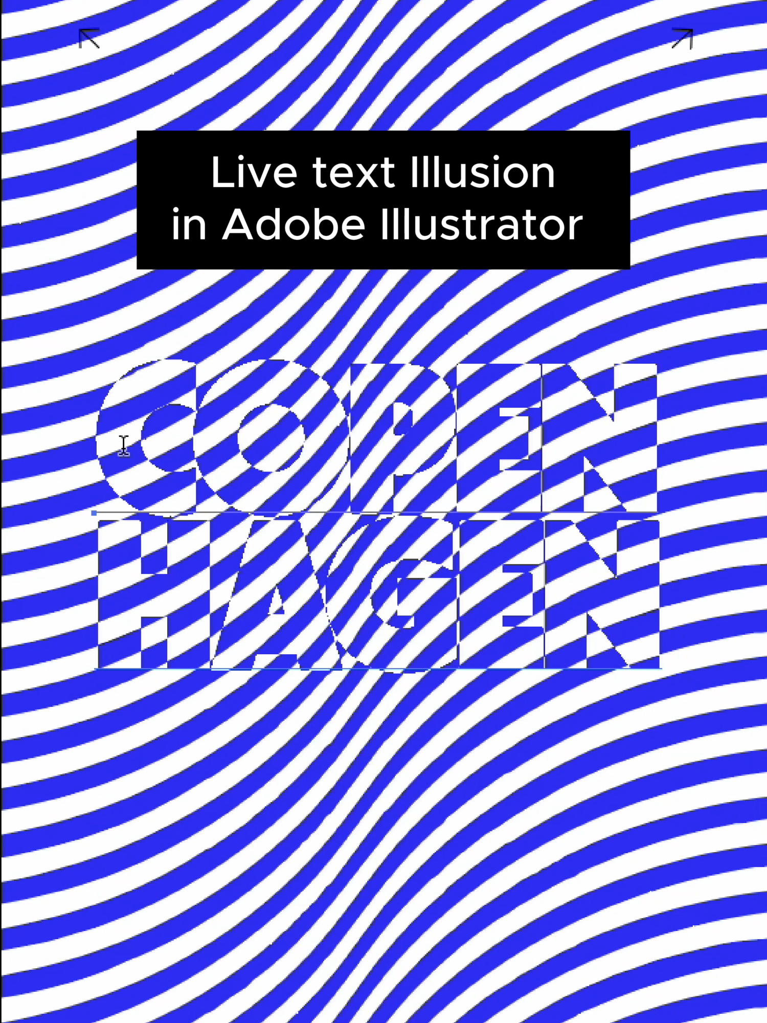 Graphic designers - create this live text illusion effect in Adobe Illustrator.  . . . . #adobeillustrator #graphicdesign #adobeillustratortutorial #posterdesign #graphicdesigntips #graphicdesigner #graphicdesigndaily graphic design tutorial #logodesigner #typecity