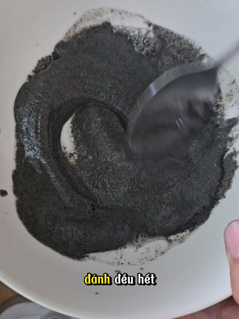 mè đen mix đậu đen. #botdauden #botmeden #medenmixdaudenxanhlong 