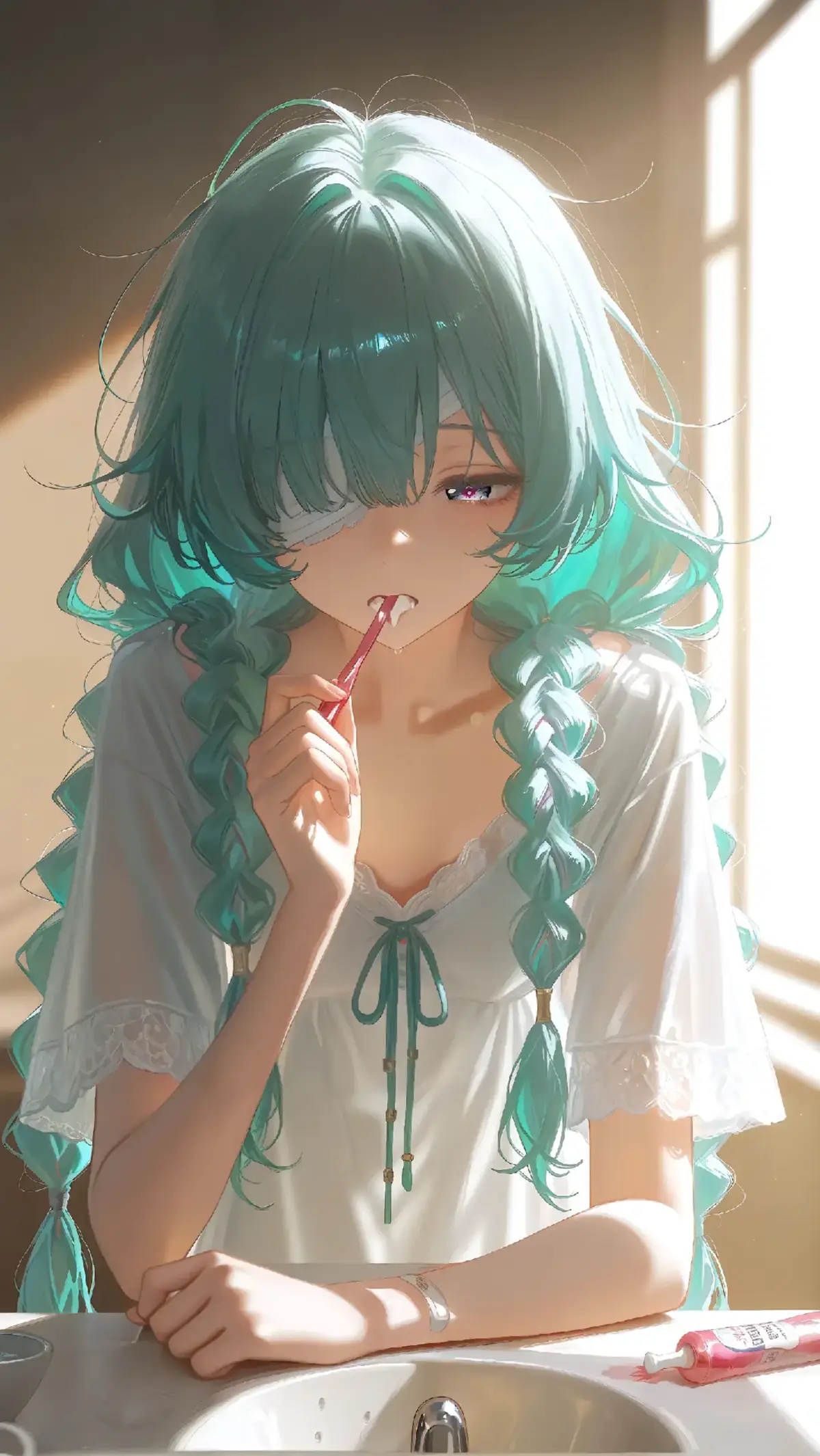 Đánh răng  #wutheringwaves #wuwa #kurogames #wuwacreator #sc_木木同学 #phrolova #jinhsi #cartethyia #camellya #phoebe #lupa 