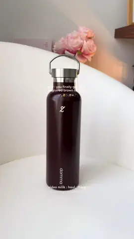 engraved tumbler 🤎 #domma #botolminum #tumbler 