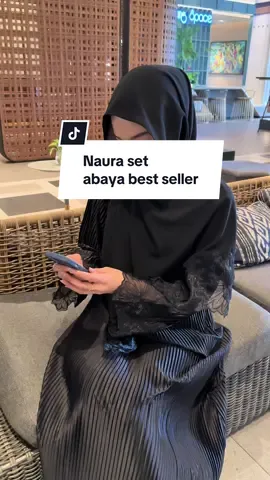 Naura set abaya best seller❤️