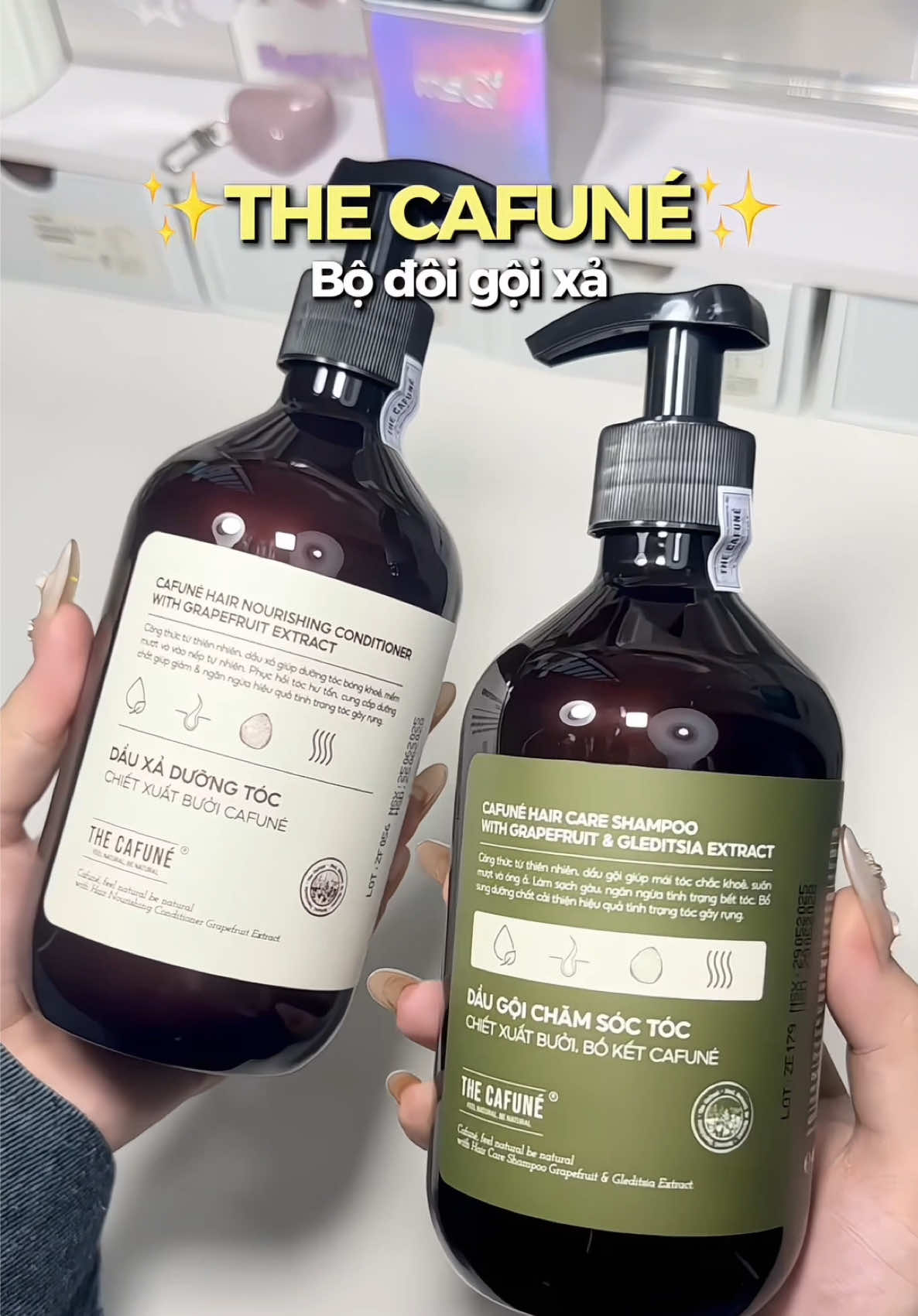 dầu gội thiên nhiên chân ái của tui đó ✨🫧💯 #thecafune #daugoicafune #daugoibuoiboket 