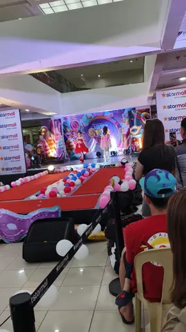 Candy Land Theme segment (nasira yung balloon na props nya sa likod, sinira daw nung katabi nya sa pila ☹️) #candylandtheme  #littlestaricontopmodel  #modelling 
