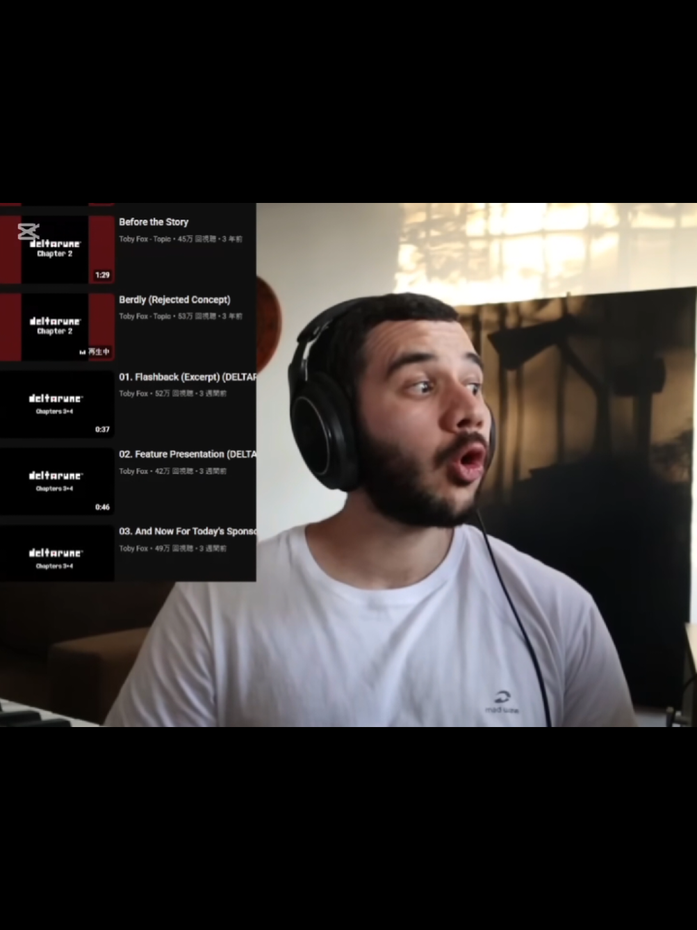Bro must really like bird music 😭😭 #deltarune #davivasc #undertale #musicreview 