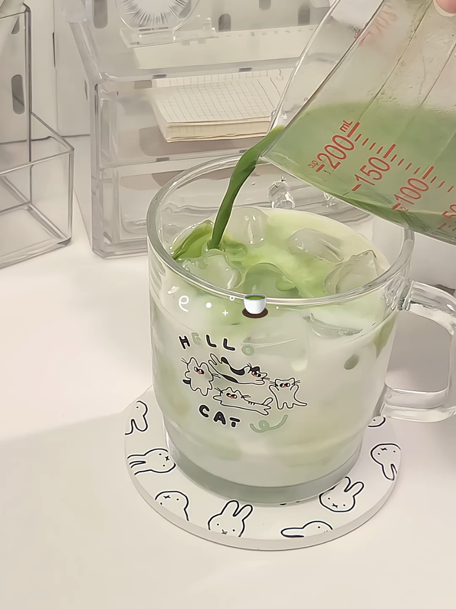 matcha latteee ୧ ‧₊˚ 🍵 ⋅#matcha #cozy #matchalatte #makematcha #matchapowder #drinks #fyp #foryoupage #viral 