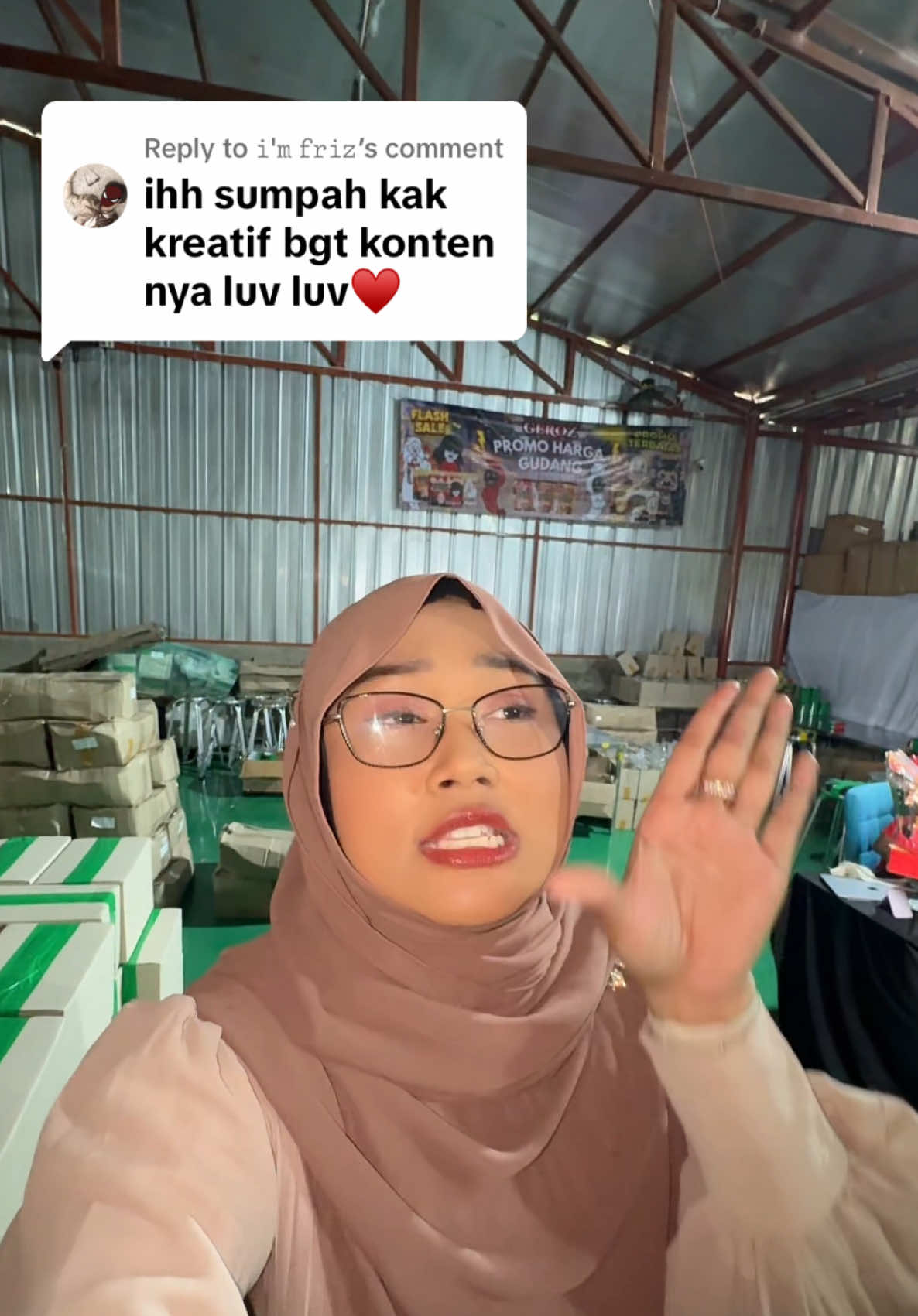 Replying to @𝚒'𝚖 𝚏𝚛𝚒𝚣 BURUAN JOIN LIVE GUA SEKARANG DAPETIN HARGA GUDANG🤩 #GEROZ #ghinaeroz #MakroniNyerem #BobociNyerem 