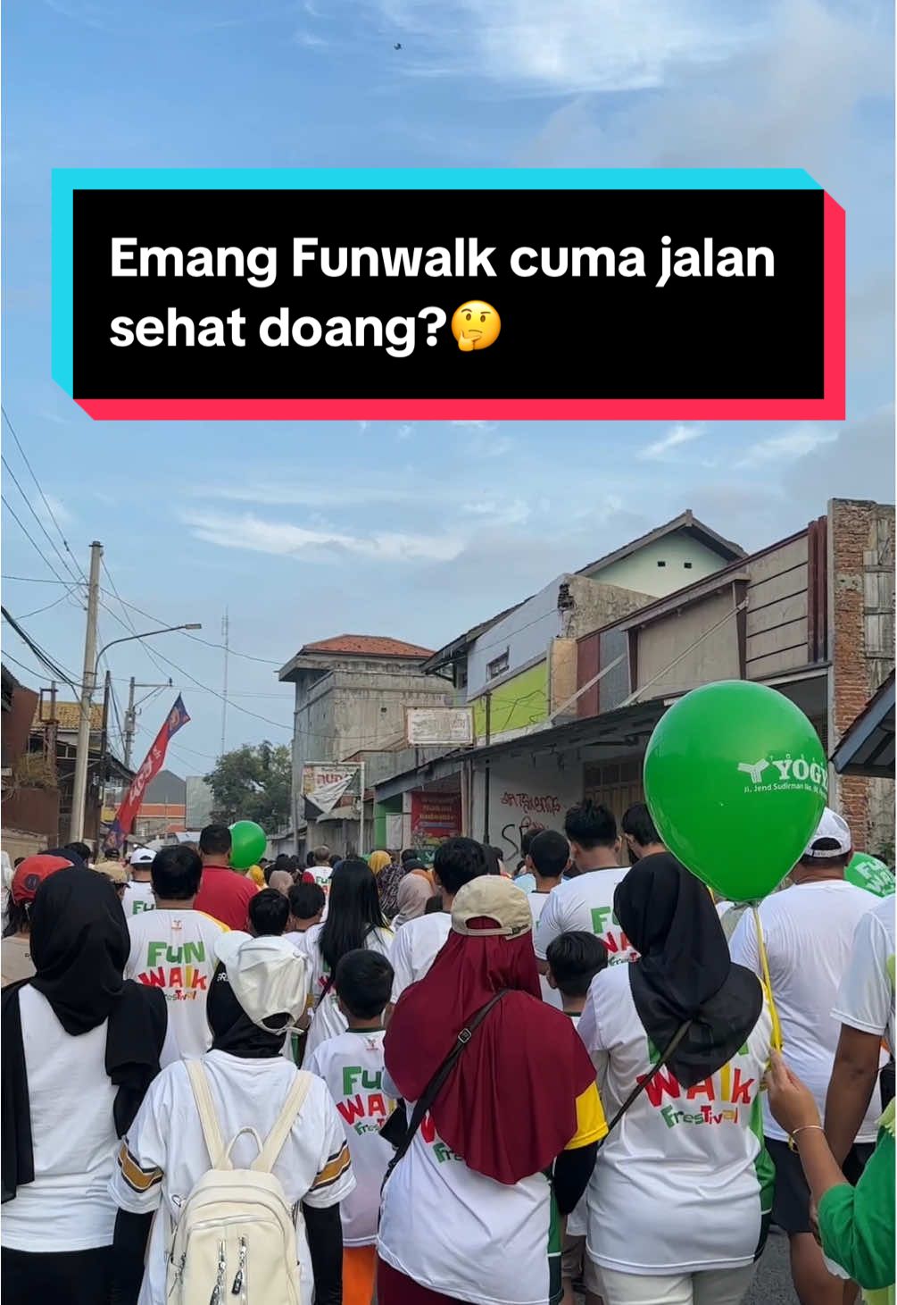 Emang iya funwalk cuma jalan sehat doang?🤪  Jalan sehat iya, dapet banyak benefit juga iya dong!🤩✨ Apalagi kalo bukan Funwalk Frestival by Yogya Group #FunwalkFrestival #FunwalkPemalang #Frestival2025 #HanyaDiYogya