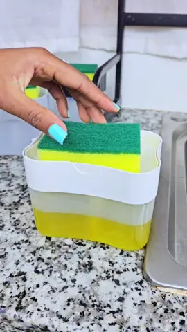 🧼2-in-1 Sponge Soap Pump🍴 🙏🙏FOLLOW 4 MORE!🙏🙏 🛒 To place an Order Comment 