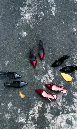 Sling back đỏ đô ♥️💕✨🦢🎧🍒🎀🐰💃🏻☀️🍄🎀 #xuhuong #giaydep #erosska #giayxinh #caogotdep 