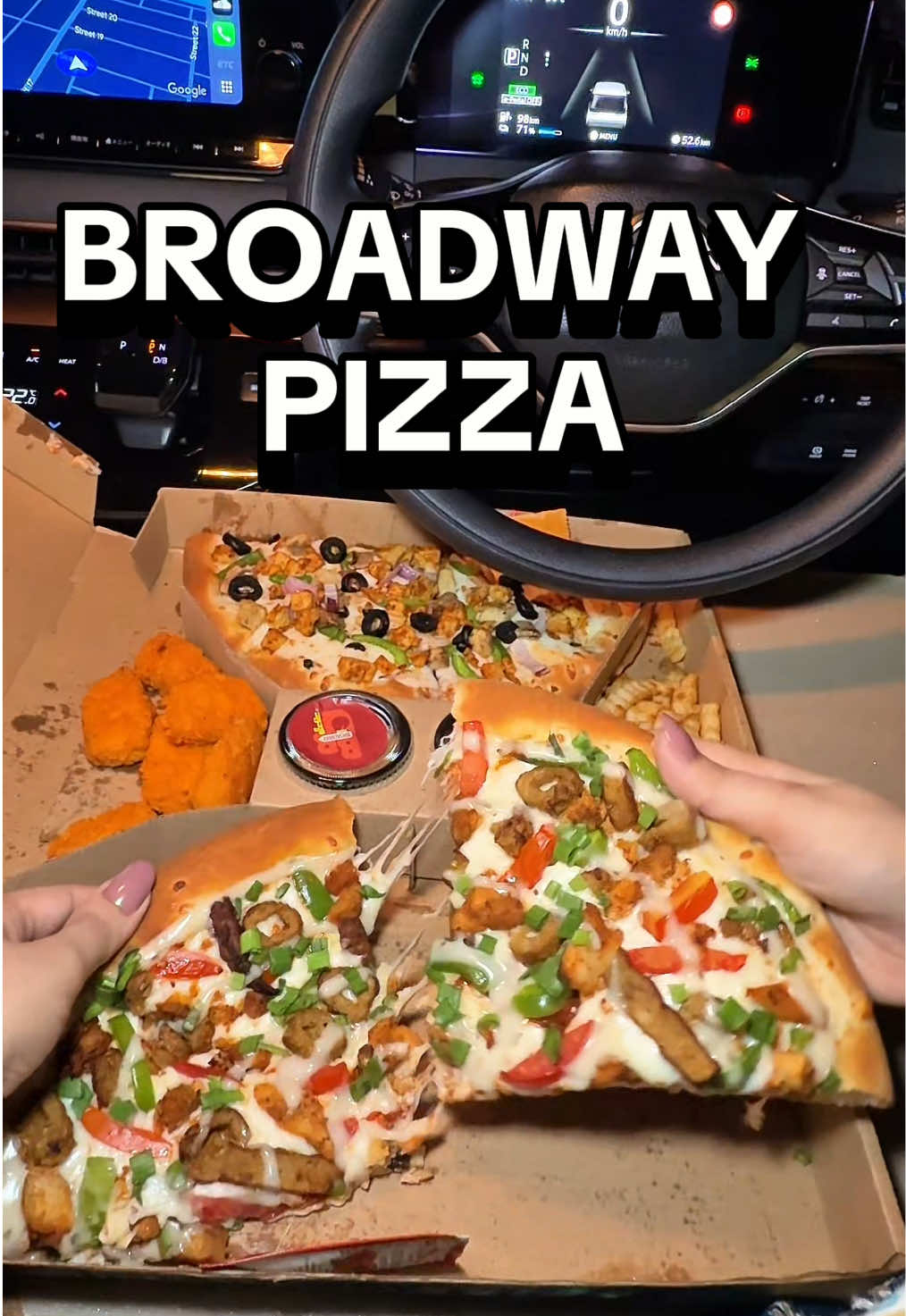 Broadway Pizza: The ultimate test of flavour, freshness and quality_baked to perfection. 1 : Share box (2x Half large pizza, 6Pcs mega bite, 200 mg crinkle baked fries, 2xdips) Taste 10/10 2 : One Medium pizza       Taste 9/10 3 : Oven baked        square sandwich       Taste 9/10 4 : Stuffed calzone       Taste 9/10 Location : DHA Phase 5 Lahore #fyp #foryoupage #foryou #food #tiktok #Foodie #pizza #sandvich @LFP - Lahore Food Posting 