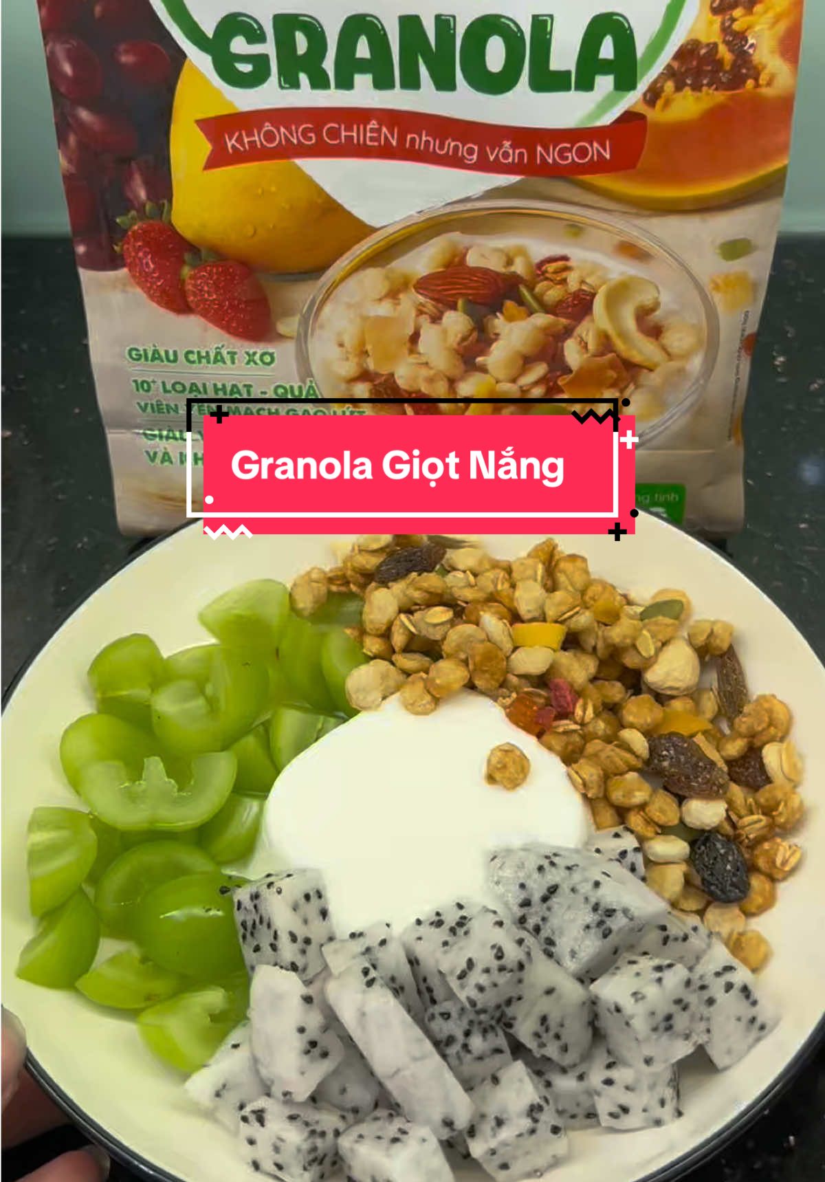 🌱 Granola Giọt Nắng . Đẹp da đẹp dáng chỉ mất 1 phút. #lethanhnhan92 #LearnOnTikTok #xuhuongtiktok #viral #nauancungtiktok #reviewanngon #granola #granolagiotnang #granolangon #ansanghealthy #healthy #buasang #dinhduong #healthyfoods #giotnang #hatdinhduong 