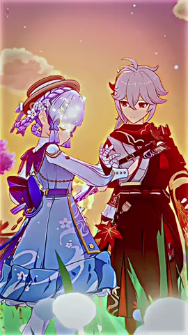 Gada konsep 😩 #GenshinImpact #kazuha #kamisatoayaka #kazuyaka w/@Nixyy🍁  cr : @Radeon 