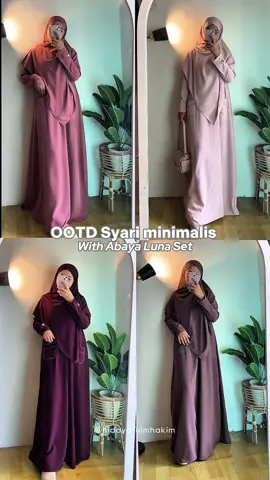 Jatuh cinta sama warna yg terakhir 😍😫🤩 #reviewjujur #abaya #ootdsyari #abayaset #abayaantiuv #abayaviral #abayaumroh 