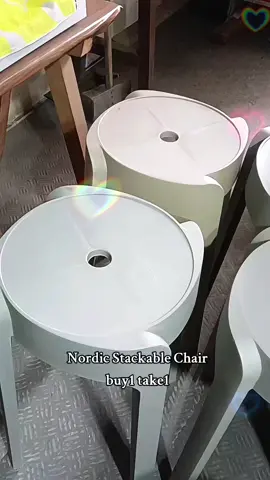 Perfect sa bahay, opisina o pang-negosyo😍 #fyp  #chair  #stoolchair  #nordicstackablechair  #aesthetic 