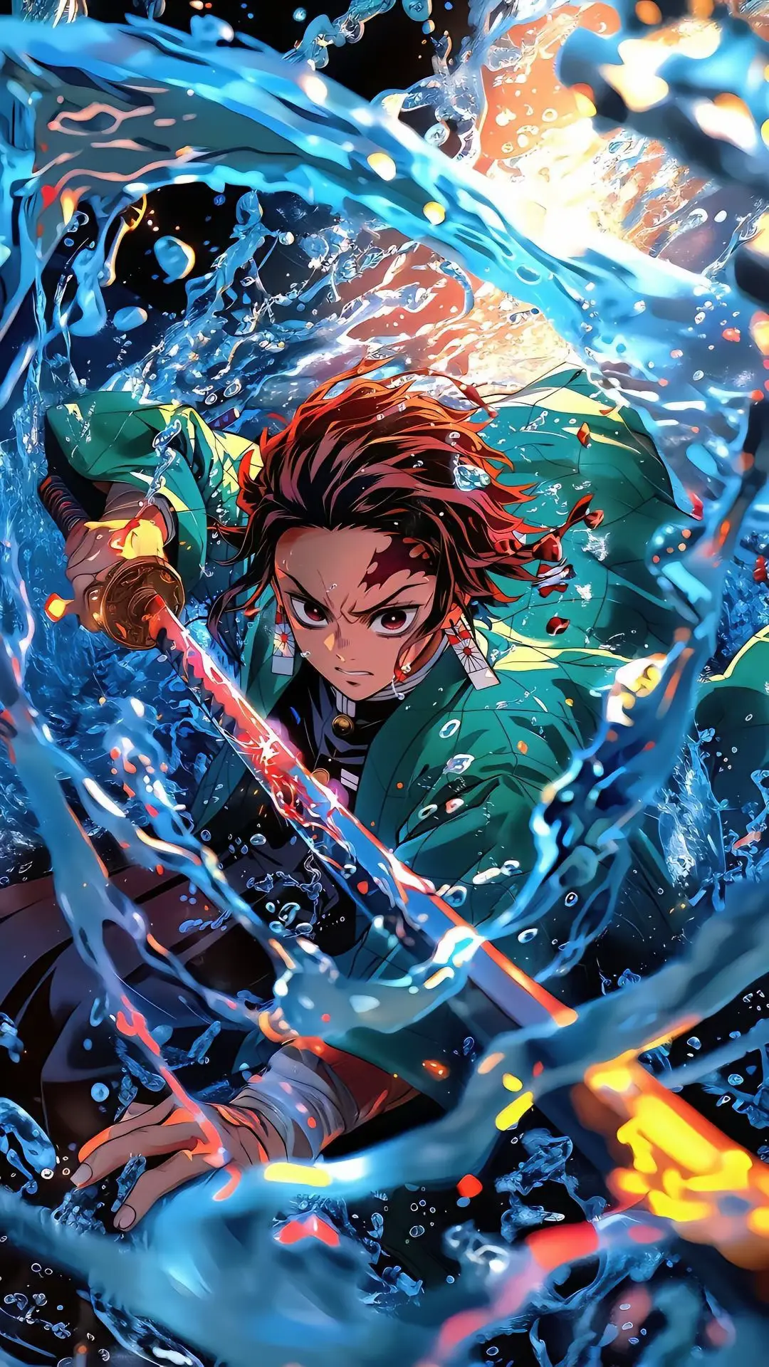 To hype up the Demon Slayer: Infinity Castle Arc, here’s some wallpaper  for you guys 👹✨ Enjoy and rep your Slayer pride . #demonslayer #infinitycastlearc #tanjirokamado #demonslayerwallpaper #kimetsunoyaiba 