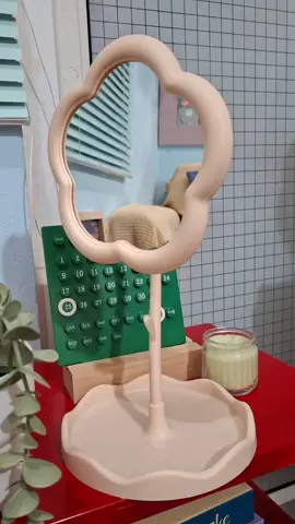 standing mirror model bunga untuk di meja rias cantik dan estetik harga promo #wibgajian #standingmirror #cerminestetik #cerminbunga #cerminaesthetic 