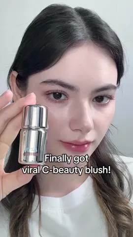 AZTK viral c-beauty blush in shade 05 #liquidblush #aztk #cbeauty #chinesebeauty #doyuin #blush #makeup 
