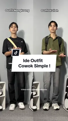 #outfitnongkrong #outfitkuliah #outfitkampus #ootdcowok #ideoutfitcowok #outfitcowoksimple 