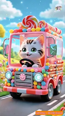 #catsvideos #songforkids #funny #maihuongjelly #maihuong3djelly 