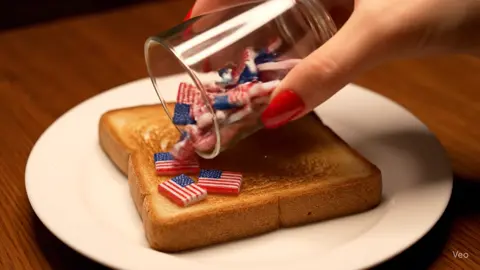 #usa #asmr #satisfying #odlysatisfying #asmrsounds #asmrvideo #aiasmr #veo3 #bread #toast 