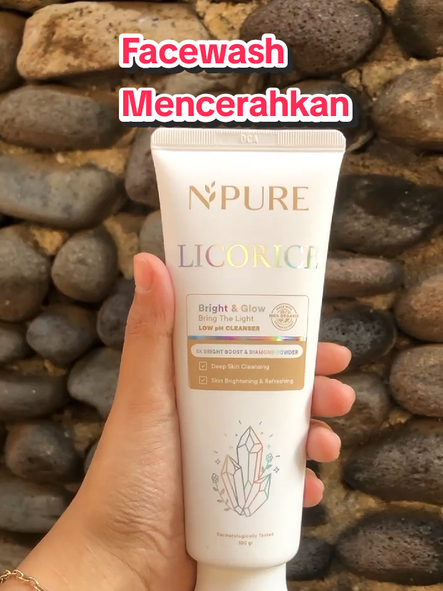 #facewash #mencerahkanwajah #mencerahkan #cleanser #npure 