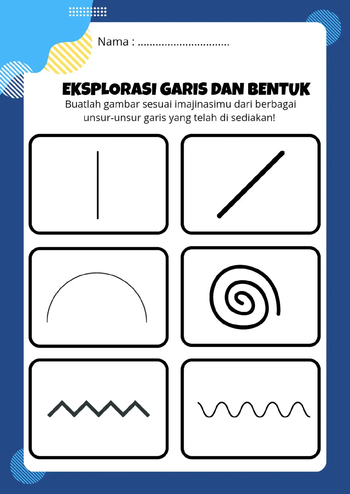 eksplorasi garis dan bentuk seni rupa 😍 #lkpd #senirupa #garisdanbentuk #kelas5sd #anakhebat #gurusd #gurukelas5 #fyp 