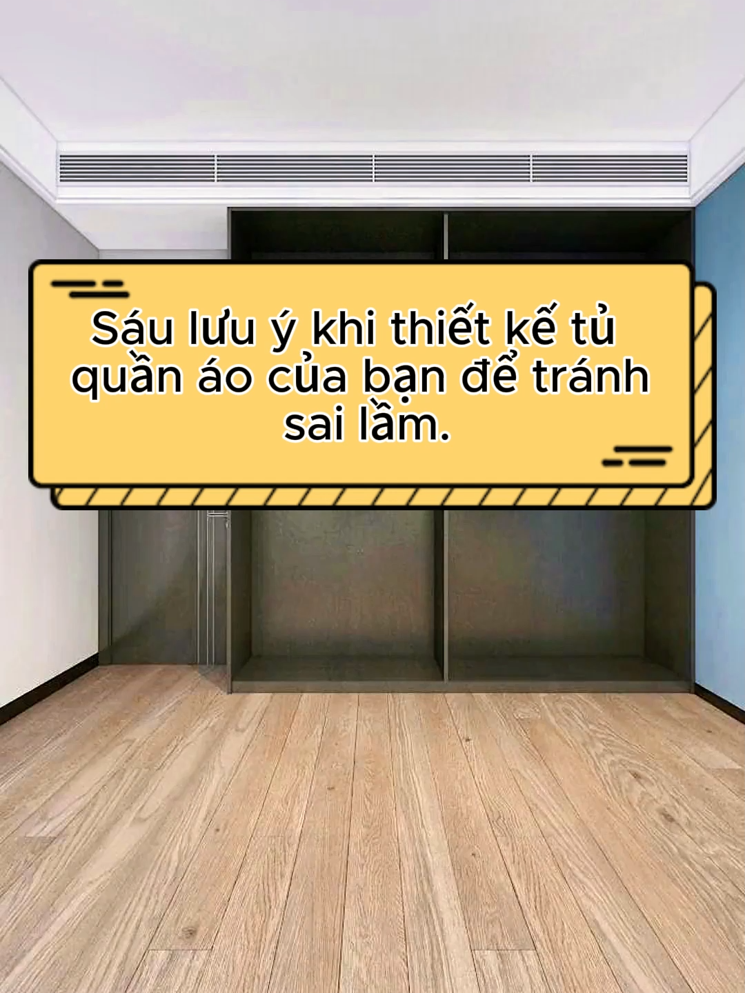 Sáu lưu ý khi thiết kế tủ quần áo của bạn để tránh sai lầm...#thietkenoithat #thietkenhadep #xh #xuhuongtiktok #thicongnhadep #fyp #fypシ゚