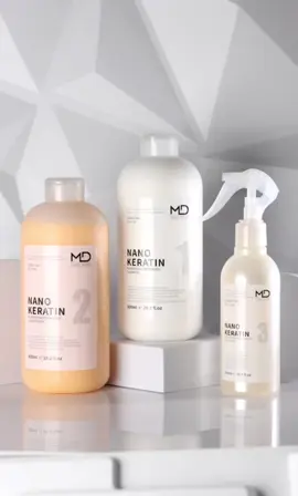 بكج نانو كيراتين متكون من الشامبو والبلسم و البخاخ من مارك ديزي ✨🤍