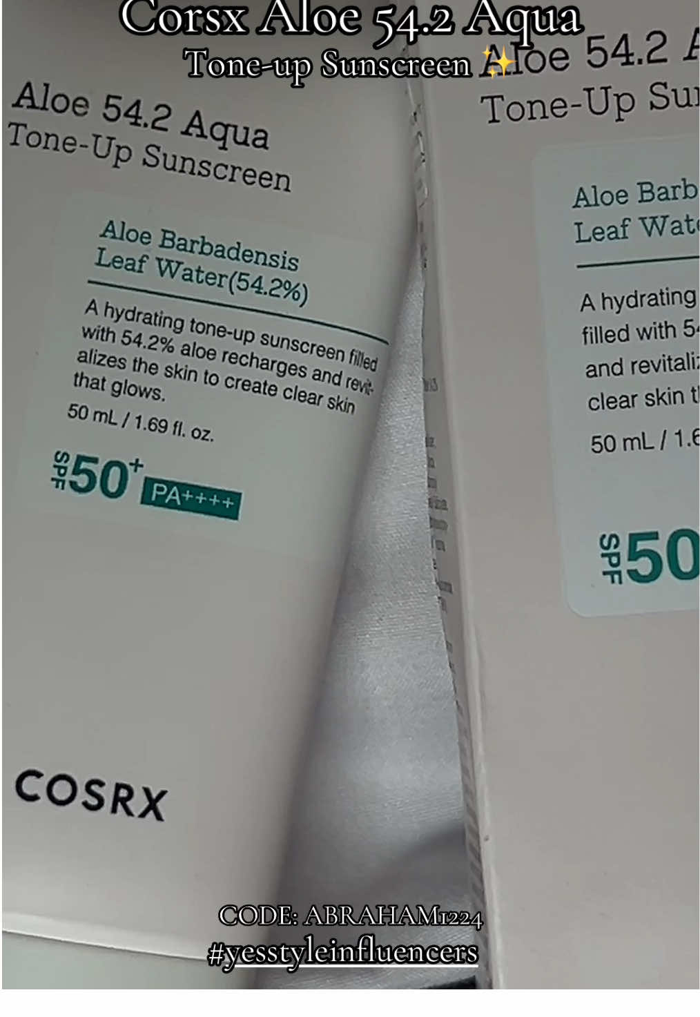 PR from @YesStyle  💌✨ Testing the new COSRX tone-up sunscreen! Worth it or not? We’ll see🧐🙂‍↔️ #fyp #fypp #sunscreen #corsx #review #COSRX  #yesstyle #yesstyleinfluencers  #creatorsearchinsights  #skincaretips #kbeauty #glowingskin #skincare #SkinCare101 #viralskincare #trendin 