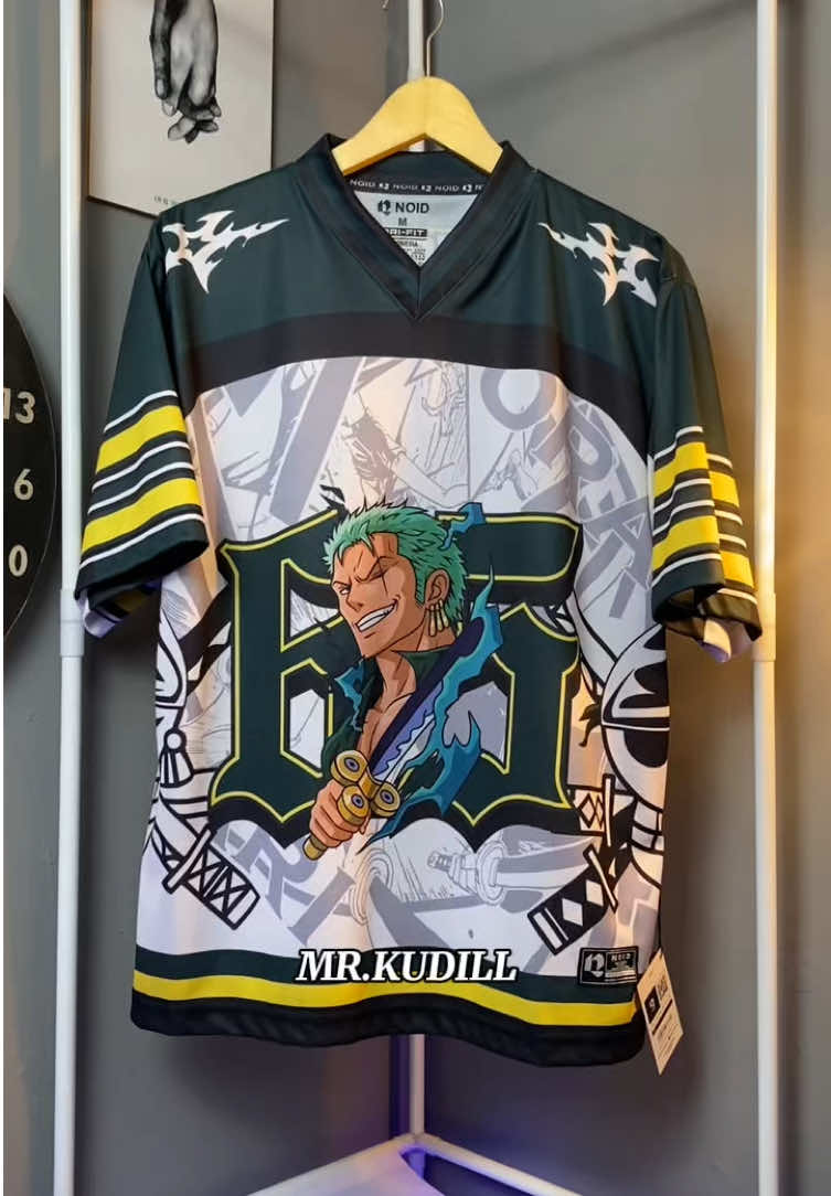 desain nya cakep bahanya juga nyaman, paket kumplit ini mah 🔥 #jersey #jerseycasual #zorororonoa #jerseyonepiece #jerseyoversize 