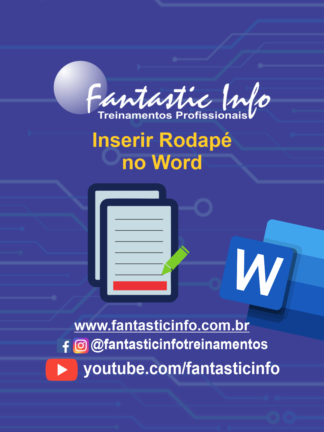 Como Inserir Rodapé no Word Confira: https://youtube.com/shorts/is0-vASevEc 📄 Aprenda neste vídeo como inserir rodapés no Word para incluir informações como número de página, data ou texto fixo no final de cada página do documento.   🖊️ Ideal para trabalhos, relatórios e documentos formais!   🙋‍♂️ Gostou da dica? 🔔 Inscreva-se no canal, deixe seu like 👍 e ative o sininho para não perder nenhum conteúdo sobre Office, PowerPoint, Excel, Word, Power BI e produtividade com inteligência artificial!   #Word #RodapéWord #DocumentosWord #DicasOffice #DicasWord #fantasticinfotreinamentos #wordtipsandtricks #wordtutorial #wordtripsolution #wordtraining #wordtips