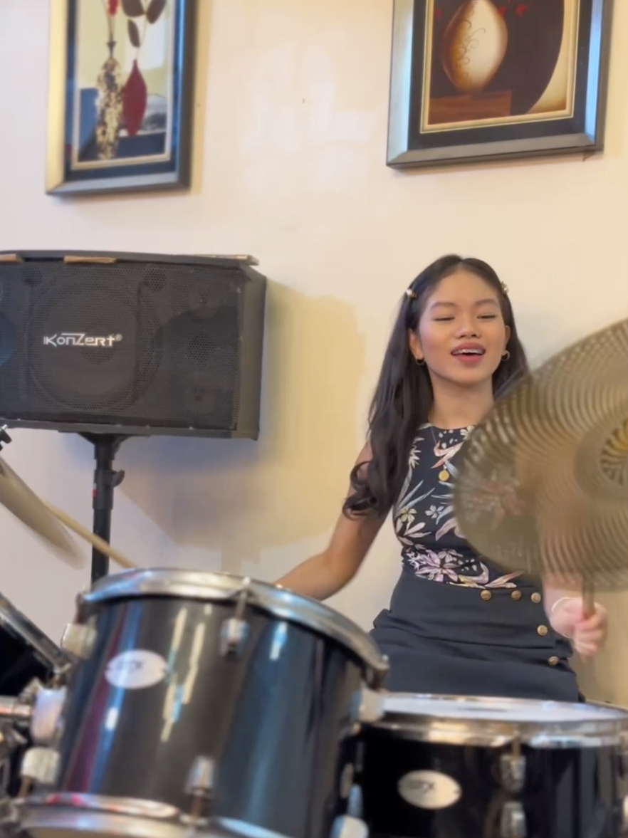 Your Song // Parokya ni Edgar #fyp #foryou #foryoupage #yoursong #parokyaniedgar  #drums #drumcover #drummergirl #girldrummer #drumtok #nyx 