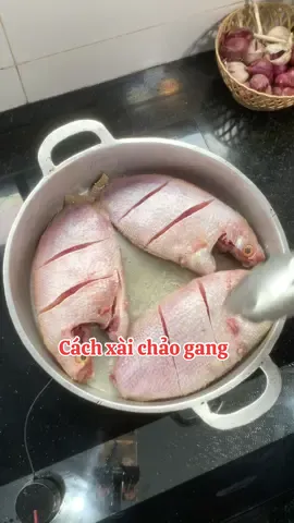 Xài chảo gang dễ lắm#xuhuongtiktok #me7duacon #chảogang 