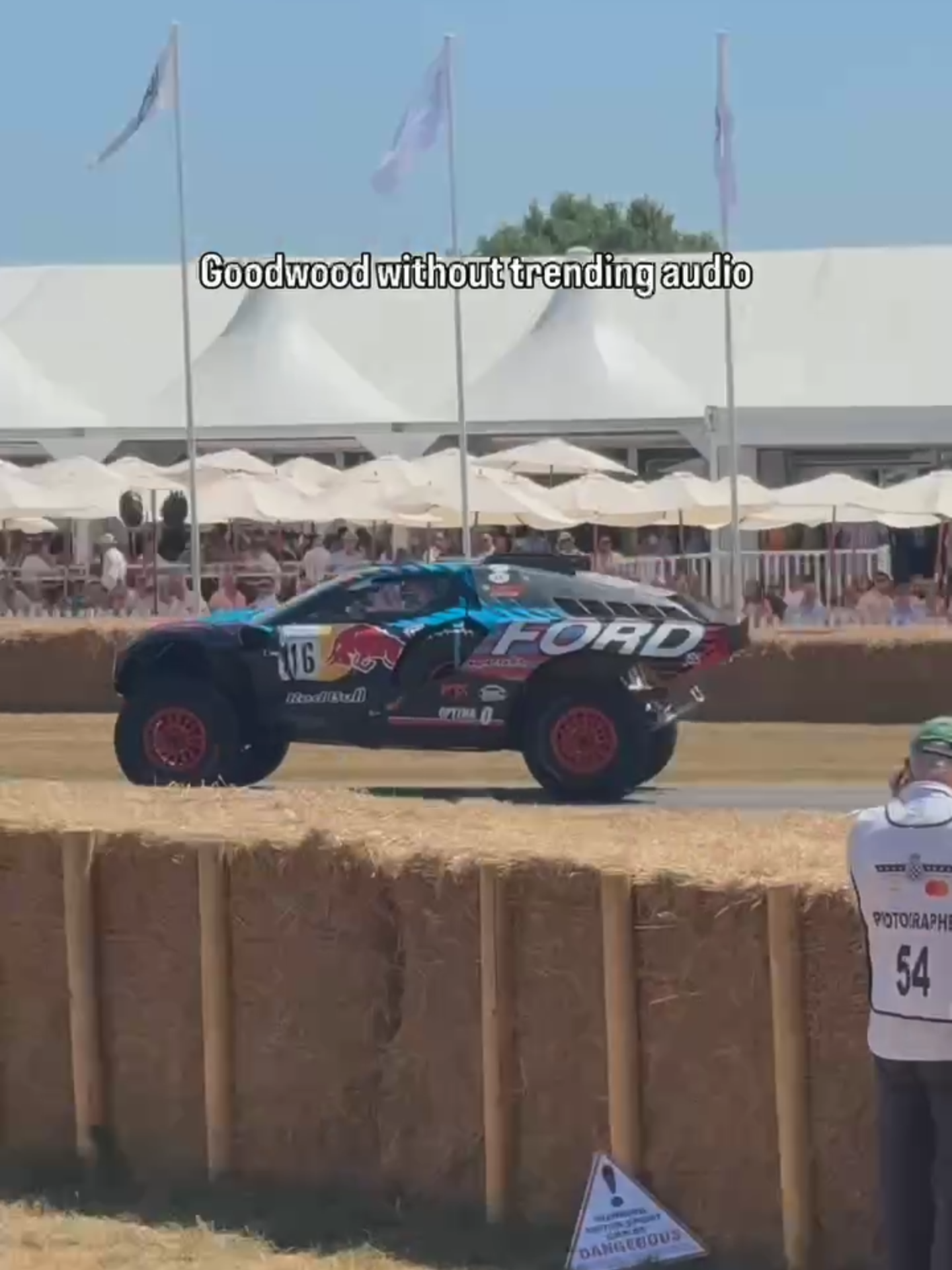 No soundtrack needed. This is Ford x @goodwoodfestivalofspeed.  #Ford #GoodwoodFOS #WithoutTrendingAudio